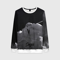 Свитшот женский Suga BTS, цвет: 3D-белый