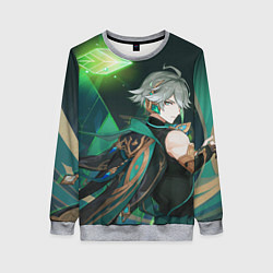 Свитшот женский Alhaitham Genshin Impact, цвет: 3D-меланж