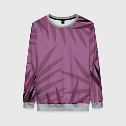 Женский свитшот Розовая пальма