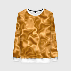 Свитшот женский Золотой шелк, цвет: 3D-белый