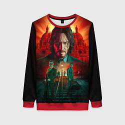 Женский свитшот John Wick catholic church Paris
