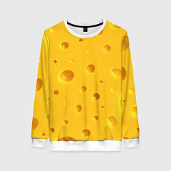 Женский свитшот Сырная текстура