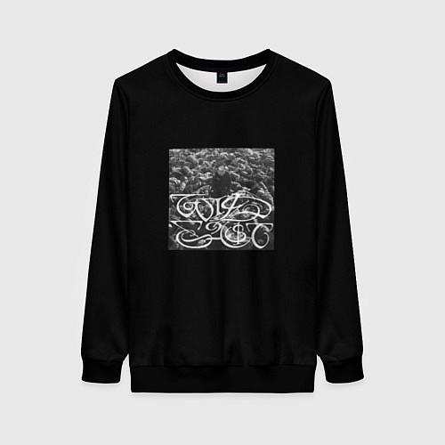 Женский свитшот Saluki - wild east / 3D-Черный – фото 1