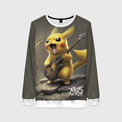 Женский свитшот Pikachu rock