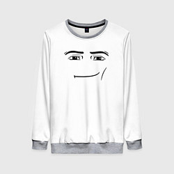 Свитшот женский Одежда Man Face Roblox, цвет: 3D-меланж