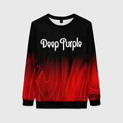 Женский свитшот Deep Purple red plasma