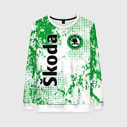 Женский свитшот Skoda auto logo