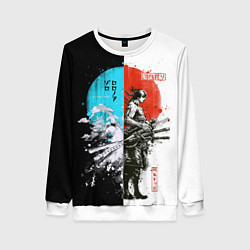 Женский свитшот Зоро в инверсии - One Piece