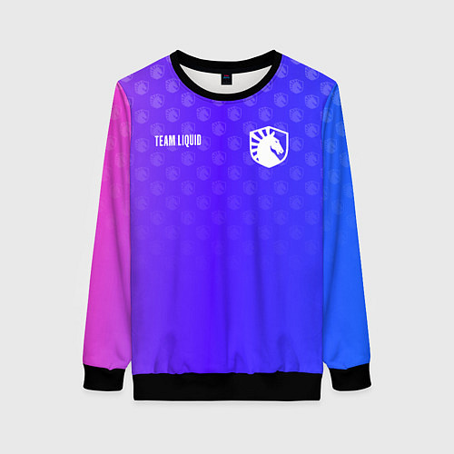 Женский свитшот Форма Team Liquid / 3D-Черный – фото 1