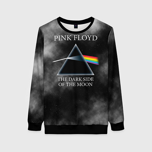 Женский свитшот Pink Floyd космос / 3D-Черный – фото 1