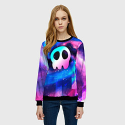Свитшот женский Babymetal неоновый космос, цвет: 3D-черный — фото 2