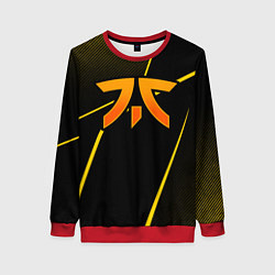 Женский свитшот Fnatic - csgo - gold edition