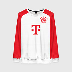 Свитшот женский ФК Бавария Мюнхен форма 2324 домашняя, цвет: 3D-белый
