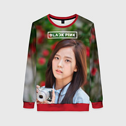 Свитшот женский Blackpink Jisoo, цвет: 3D-красный