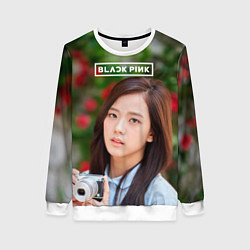 Свитшот женский Blackpink Jisoo, цвет: 3D-белый