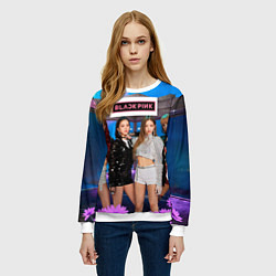 Свитшот женский Kpop Blackpink, цвет: 3D-белый — фото 2