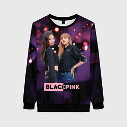 Свитшот женский Blackpink purple, цвет: 3D-черный