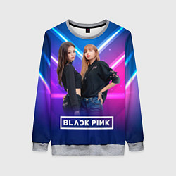 Свитшот женский Blackpink neon, цвет: 3D-меланж