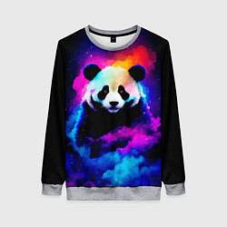 Женский свитшот Панда и краски