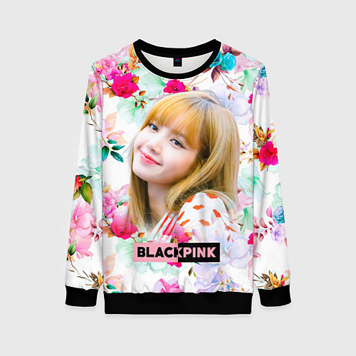 Женский свитшот Blackpink Lisa / 3D-Черный – фото 1