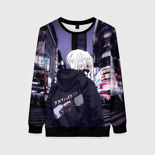 Женский свитшот Kaneki Ken / 3D-Черный – фото 1
