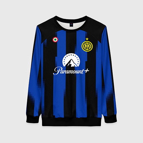 Женский свитшот Барелла Интер форма 2324 домашняя / 3D-Черный – фото 1