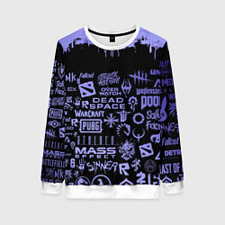 Женский свитшот Games pattern