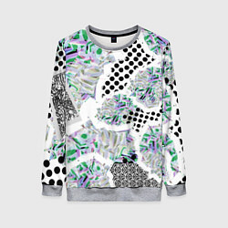 Женский свитшот Контрастная абстракция