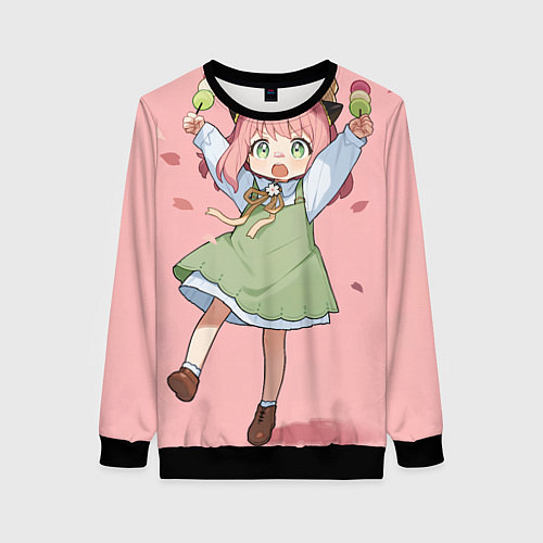 Женский свитшот Семья Шпиона Аня Форджер / 3D-Черный – фото 1