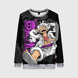 Свитшот женский One piece - Gear 5- purple, цвет: 3D-меланж