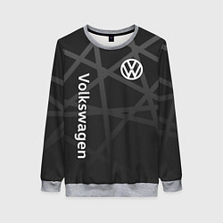 Свитшот женский Volkswagen - classic black, цвет: 3D-меланж