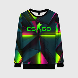 Женский свитшот CS GO green neon