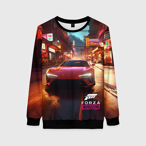 Женский свитшот Forza Horizon Tokio / 3D-Черный – фото 1