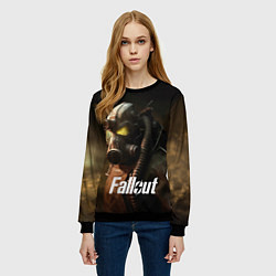 Свитшот женский Fallout game, цвет: 3D-черный — фото 2