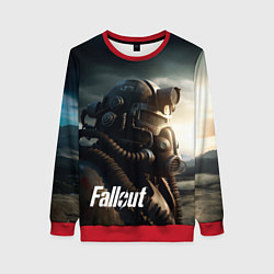 Свитшот женский Fallout man game, цвет: 3D-красный