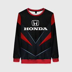 Свитшот женский Honda - технологии, цвет: 3D-красный