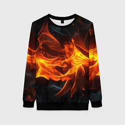 Женский свитшот Пламя костра