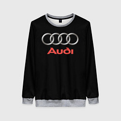 Женский свитшот Audi sport на чёрном