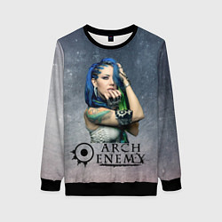 Свитшот женский Arch Enemy Alissa White-Gluz, цвет: 3D-черный