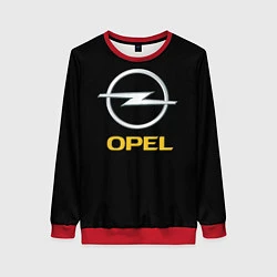 Свитшот женский Opel sport car, цвет: 3D-красный