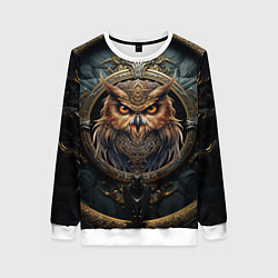 Женский свитшот Сова в викинг-стиле