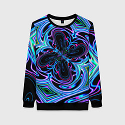 Женский свитшот Абстракция neon