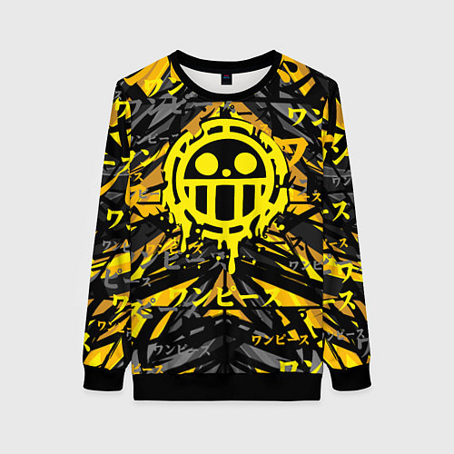 Женский свитшот One Piece Trafalgar symbol / 3D-Черный – фото 1