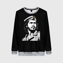 Свитшот женский Che Guevara - Hasta La Victoria, цвет: 3D-меланж
