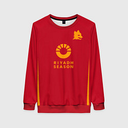 Свитшот женский Пауло Дибала ФК Рома форма 23-24 домашняя, цвет: 3D-красный