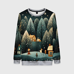 Женский свитшот Зимняя страна чудес