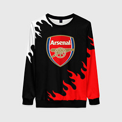 Свитшот женский Arsenal fc flame, цвет: 3D-черный