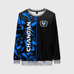 Свитшот женский Changan - blue uniform, цвет: 3D-меланж
