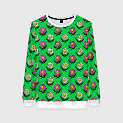 Женский свитшот Цветут цветы