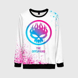 Свитшот женский The Offspring neon gradient style, цвет: 3D-черный